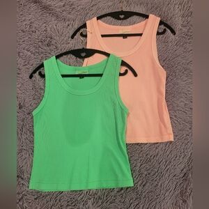 TWO Crop Tops Sleeveless Universal Thread